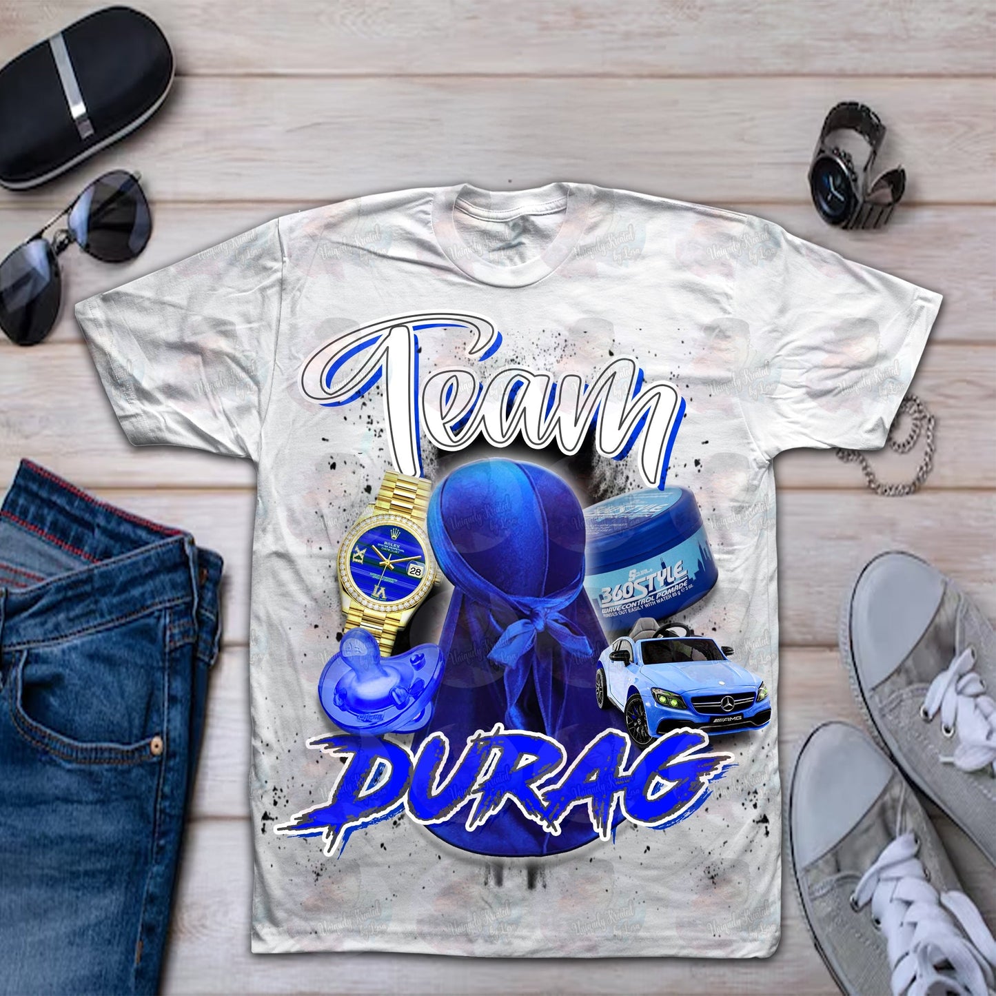 Team Durag T-Shirt – Baby Boy Gender Reveal Shirt | A King Is Loading | Stylish Baby Shower Tee