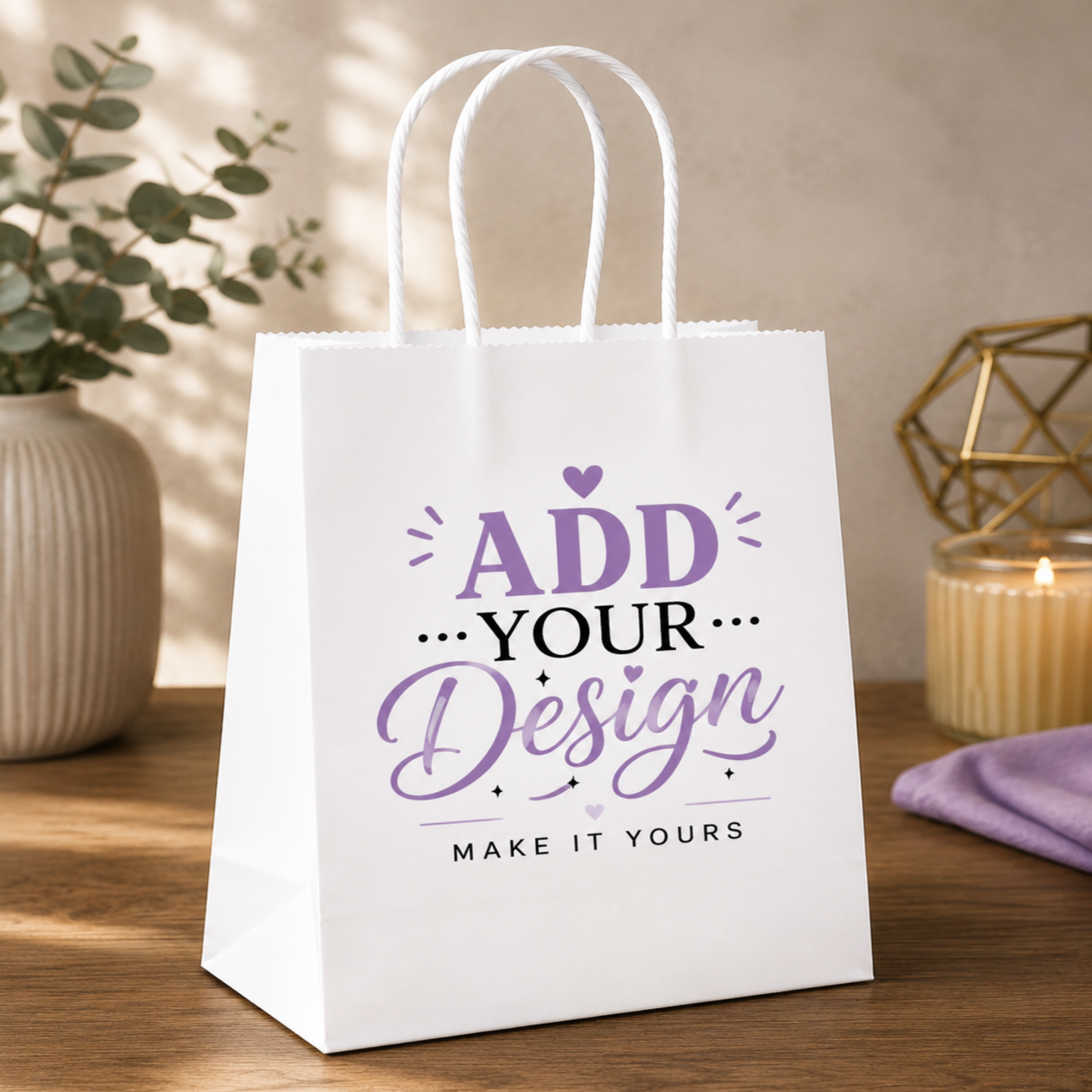 Custom Small Gift Bags (Set of 12) – Add Your Design