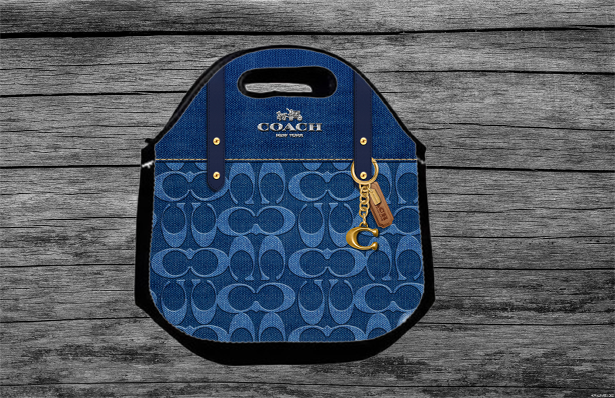 Custom Lunch Tote Bag – Insulated & Personalized with Image or text | Soft Grip Handles