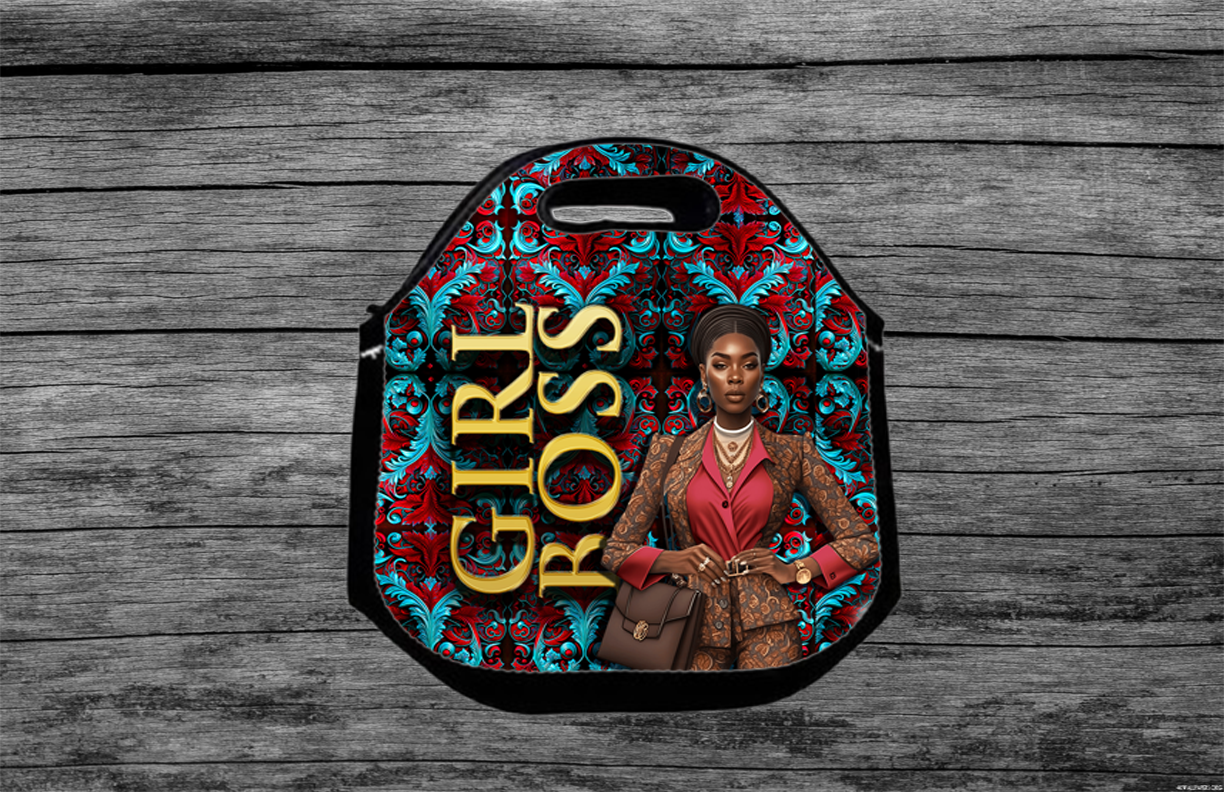 Custom Lunch Tote Bag – Insulated & Personalized with Image or text | Soft Grip Handles