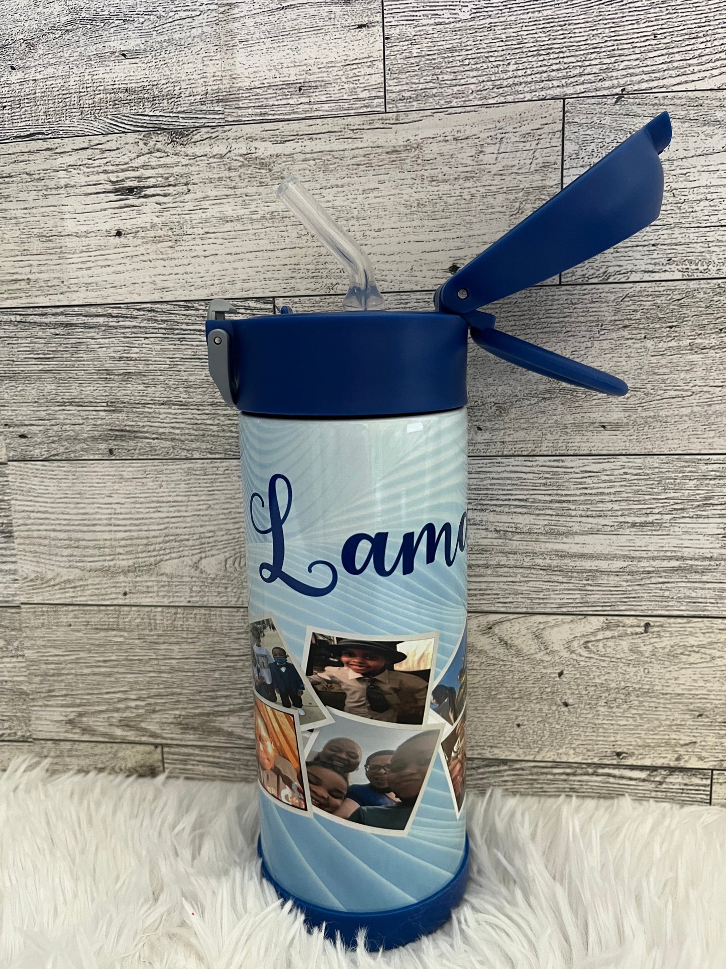 Kids Tumbler Personalized Custom Order with Name and Photos