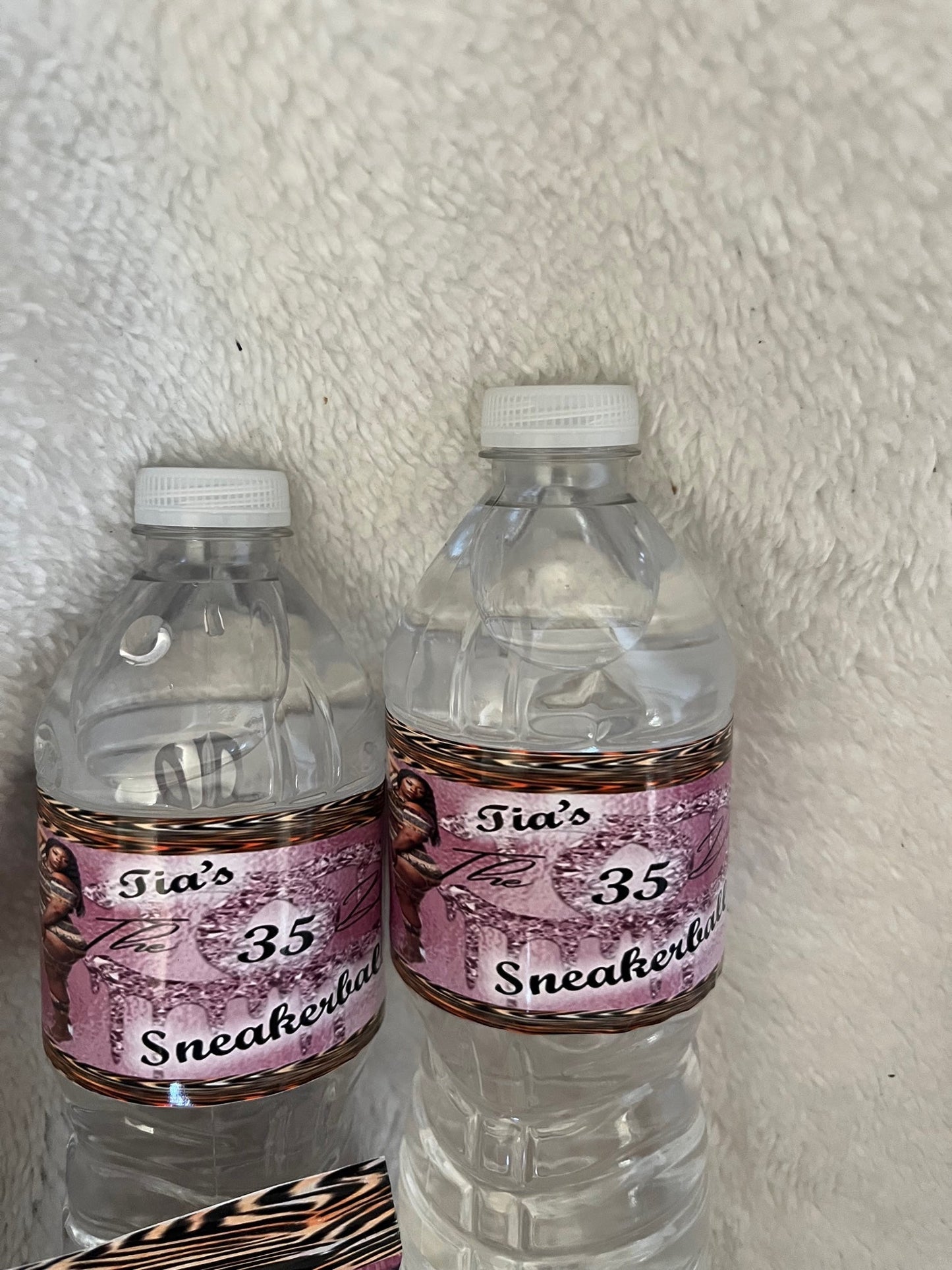 Water Bottles - (Dozen) Personalized Party Favors
