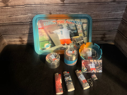 Custom Rolling Tray Set – Personalized Smoking Tray Gift