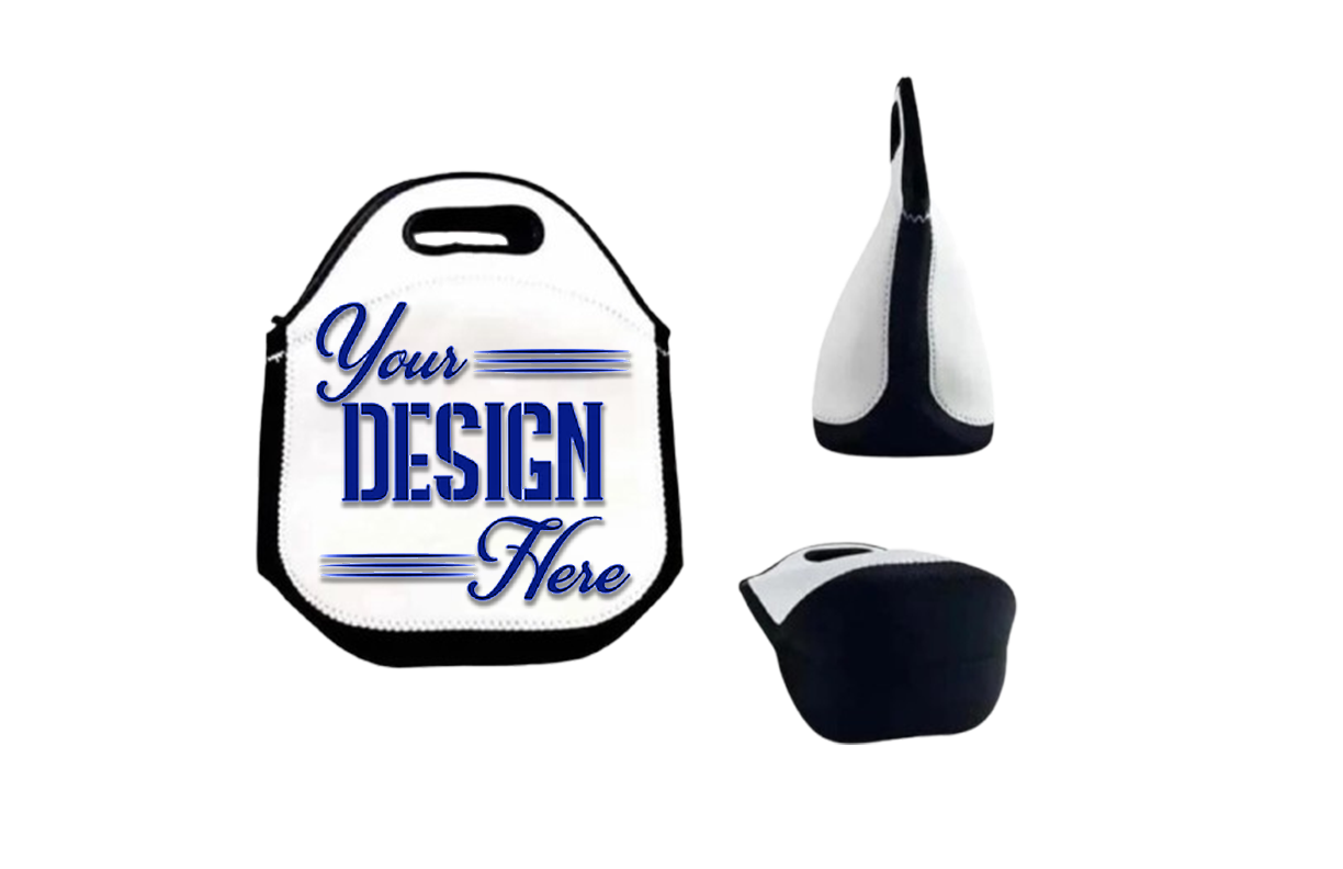 Custom Lunch Tote Bag – Insulated & Personalized with Image or text | Soft Grip Handles