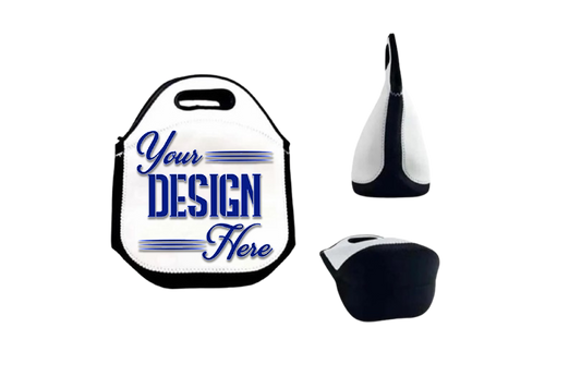 Custom Lunch Tote Bag – Insulated & Personalized with Image or text | Soft Grip Handles