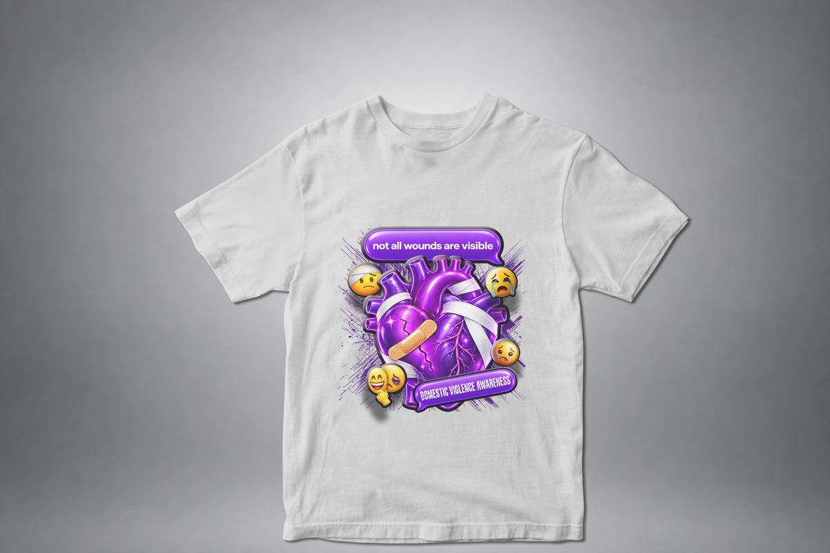 Not All Wounds Are Visible | Awareness Tee