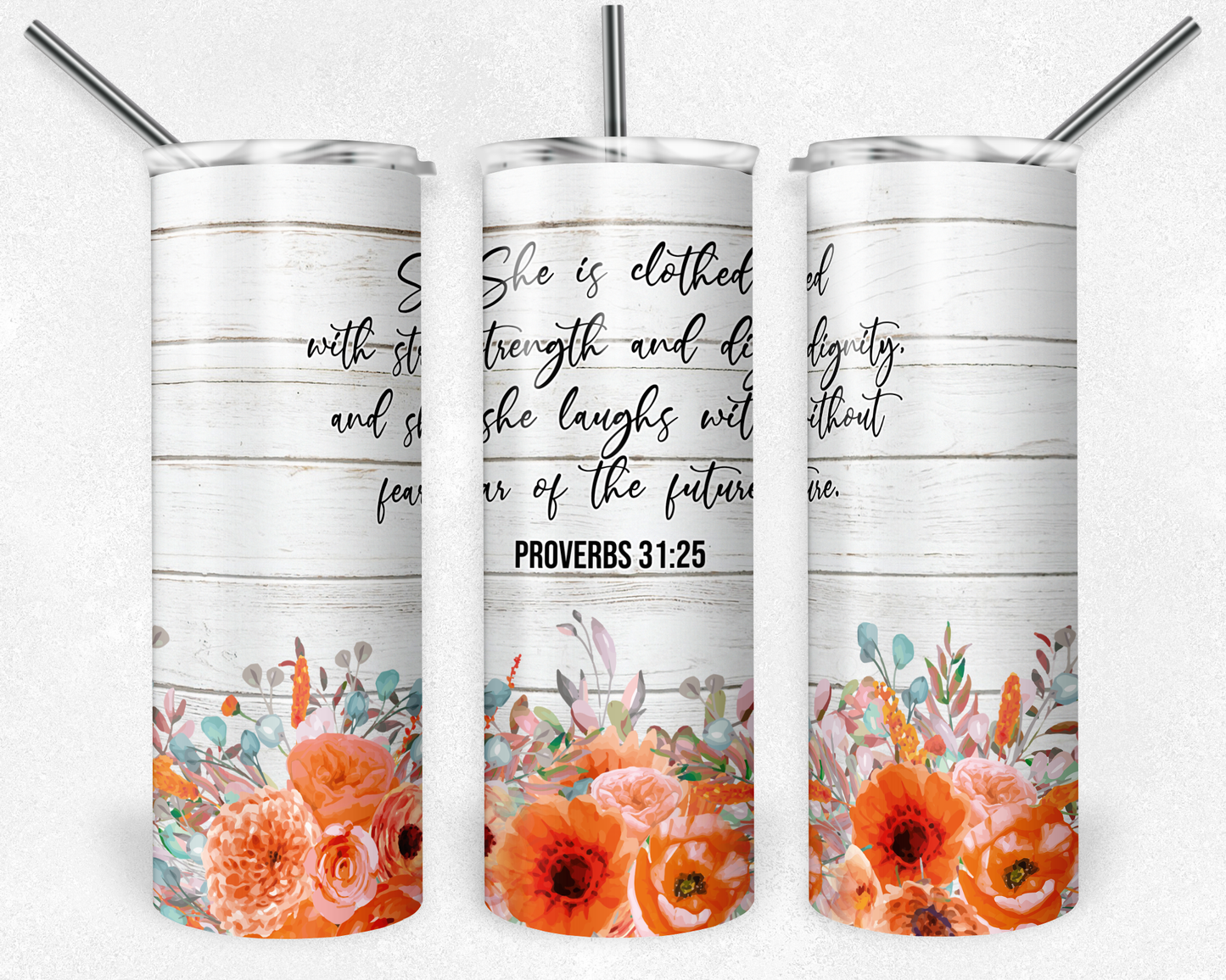 Stainless Steel Tumbler –  Insulated Drink Cup with Straw & Lid 20oz Tumbler with straw